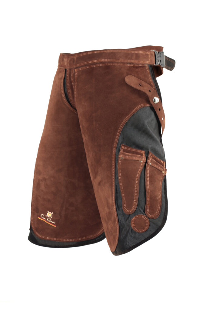 Mandil Herrador Elite Marrón Corto